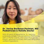 La Petite Creme Premium French Diapering Gift Set: Includes Organic Diapering Lotion (8 oz), Travel-size Liniment Baby Lotion (2 oz), 1 Travel-size Diaper Balm (1 oz), 50 Disposable Cotton Pads