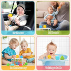 MINGKIDS Bath Toys 12-18 Months,Baby Sensory Fine Motor Skills Developmental Toys,Gifts for 6 9 12 18 Month Age 1 2 3 4 One Two Year Old Boys Girls Kids