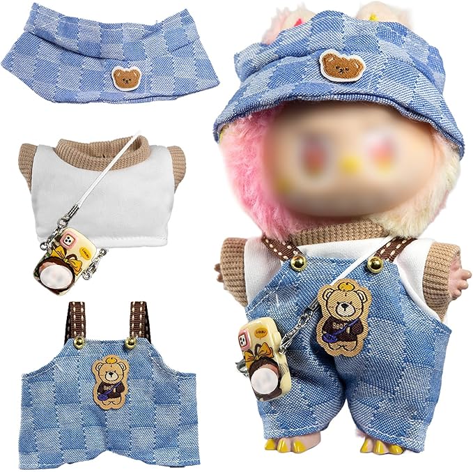 Doll Clothes for Labubu Clothes/for Labubu Outfits,Clothes for Lububu Doll,for Lububu Clothing,for LABUBU Accessories, Boys and Girls Stylish Adorable Labubu Halloween Dolls Clothes