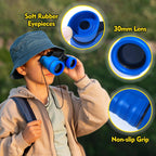 Binoculars for Kids, Kids Binoculars for Ages 3-12 Boys Girls, Outdoor Gifts Toys for Kids- Perfect for Bird Watching, Camping, and Outdoor Exploration