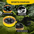 KON-TIKI 4-in-1 Kids Explorer Kit – 4x30 Binoculars with Compass, 20x–40x Handheld Microscope, 12x30 Telescope, Glow-in-The-Dark Compass – Outdoor Adventure & Nature Exploration Toy for Ages 4+