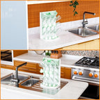 Yieach Larger Vertical Baby Bottle Drying Rack - BPA FREE - Space Saving Feeding Bottles Drying Rack Holder for Countertop,Baby Bottle Holder Storage Station for Pacifiers,Pump Accessories Stand,Green