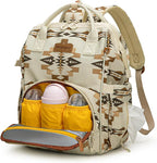 Wrangler Diaper Bag Backpacks Western Backpack Purses Multi-function Baby Bags for Mom with Waterproof Changing Pad & Pacifier Case