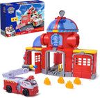 Paw Patrol Fire Rescue Command Center with Marshall Figure, Rescue Fire Truck, Lights, Launcher & Sound Fx, Kids Toys for Boys & Girls Ages 3 and Up