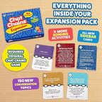 ThinkPsych Chat Chains Expansion Pack - Counseling Games & Therapy Games for Teens - Social Skills Games for Kids, Play Therapy Toys, Speech Therapy Games - Ages 8-99