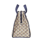 Dr. Brown's Fold & Freeze Bottle Tote, Travel Baby Bottle Insulated Cooler Bag, Store Up to 6 Baby Bottles, Geometric Multicolor, BPA Free