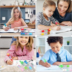 12Pcs Mini Multicolor Pens in One 4-in-1 Cute Pens Bulk for Kids, Ballpoint Pen for Birthdays and Children's Parties, Fun Pen Gifts Assorted Ink Kawaii Pen