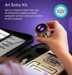 Ari Entry Kit | Interactive Learning Robot with Touch Screen, ToF Sensor, Accelerometer, Gyroscope, and AI Integration | Hands-On STEM Education for Classrooms and Homeschool