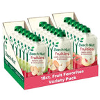 Beech-Nut Stage 2 Baby Food Pouches Variety Pack, Fruit Purees for Babies, Non-GMO, Dairy-Free, 3.5 oz (18 Pack)