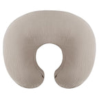 Onacosht Muslin Nursing Pillow Cover Soft 100% Cotton Feeding Pillow Slipcover Fits Standard Infant Nursing Pillow for Baby Boy and Girl, Fog