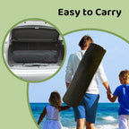 Pamo Babe Baby Playpen with Sun Protection Canopy - Indoor & Outdoor Play Yard for Babies and Toddlers - Baby Tent with Zipper Door