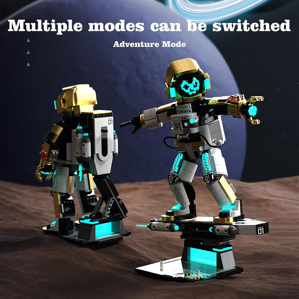 Space Explorer Building Toys, （1112 Pieces） Interchangeable Forms, for Ages 8+,can Favorite or Display，Space-Compatible, A Gift for Boys！