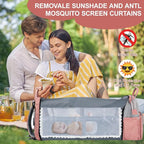 Diaper Bag Backpack, Baby Diaper Bag, Multifunctional Large Capacity, with Diaper Changing Station, Travel Diaper Bag Backpack (Pinkish Gray)