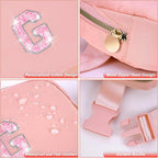 Graduation Gifts for Teens Kids Daughter Sister Her - Birthday Gifts for 3 4 5 6 7 8 9 10 11 12 13 Year Old Girls,Fanny Pack Crossbody Bag Belt Bag Cute Trendy Stuff | Peach,Initial G