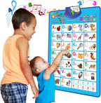 Just Smarty Alphabet Wall Chart for Toddlers 1-3 | ABCs & 123s Kids Learning Toy | Educational Gift for Infant Ages 1 2 3 4 5 | Speech Therapy for Kids 1-3 | Autism Toys for Toddlers 3-4