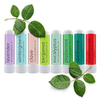 MOXĒ Nasal Inhalers Bundle, 8 Essential Oils, 100% Pure and Undiluted, Therapeutic Grade, No-Mess Portable Aromatherapy, Includes Eucalyptus, Peppermint, Lavender, Wintergreen, Made in USA - Pack of 8