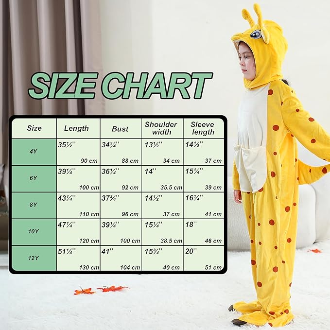 MICHLEY Adorable Animals Cosplay Costume for Kids 3-12Years Soft Breathable & Skin Friendly Halloween Birthday Party