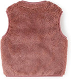 Baby Boys Girls Fleece Vest Zip Up Cute Bear Jackets Fuzzy Fall Winter Warm Clothes Newborn Outwear for Toddler Infant