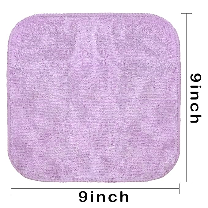 softan Baby Washcloths, 24Pack Baby Wash Cloths Extra Soft & Ultra Absorbent, Baby Towels and Washcloths Face Towel Unisex for Boys Girls Body, Washclothes Gentle on Sensitive Skin, 9x9 Pink Whale