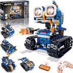 5in1 STEM Robot Building Kit, 560 PCS APP/Remote Control Mech RC Robotics for Kids Ages 8-12, Science Kit Coding Robots Toy Set, Birthday Gifts for Boys Age 8-14+