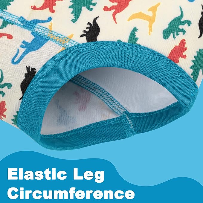 BIG ELEPHANT 6-Pack Potty Training Pants – 100% Cotton Absorbent Toddler Underwear for Boys and Girls (12M-10Y)