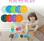 Math Fidget Spinner Math Facts Fidget Spinner Math Multiplication Fidget Spinner Educational Math Fact Fidget Spinners Fidget Spinner Toy for Kids Stimmers and Fidgeters (Multiply Or Divide 9pcs)