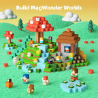 GobiDex 100PCS Magnetic Blocks Kid Building Toys for 3+ Years Old Boys Girls, Upgraded Build MagWonder World with STEM Magnets Toys, Game Based Sensory Gifts for Toddler