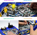 Playz Electrical Circuit Board Engineering Kit for Kids with 25+ STEM Projects Teaching Electricity, Voltage, Currents, Resistance, & Magnetic Science | Gift for Children Age 8, 9, 10, 11, 12, 13+