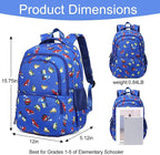 CLUCI Kids Backpack for Boys Bookbags Preschool Toddler Daycare School Bag Elementary Kindergarten Lightweight Waterproof Bluey Backpack Cars