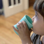 otterlove Silicone Baby & Toddler Training Cup - Pediatric OT Approved - 100% Platinum Pure LFGB Silicone - Unbreakable - Plastic Free - Tiny Cup Perfect for Baby Led Weaning (Mint)