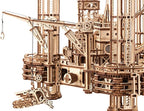 Wood Trick Offshore Rig Platform Wooden 3D Puzzles for Adults and Kids to Build - Interactive Movable Platform - Wooden Models Engineering DIY Project Mechanical 3D Wooden Puzzles Model Kits for Adult