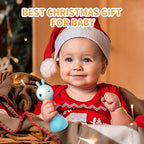 alilo Yoyo Talking Bunny Baby Singing Musical Rattle, Mimicking Toys Repeats What You Say, Preloaded 90+ Audio Content, ABC/Number/Notes Learning Toys for Toddlers Infant Newborn Boy Girl Gifts