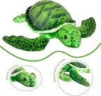 Realistic Big Sea Turtle Stuffed Animal,Plush Turtle Toys,Perfect Sea Turtle Present for Kids, Stuffed Animals Toys,Birthday,Christmas-14 inch