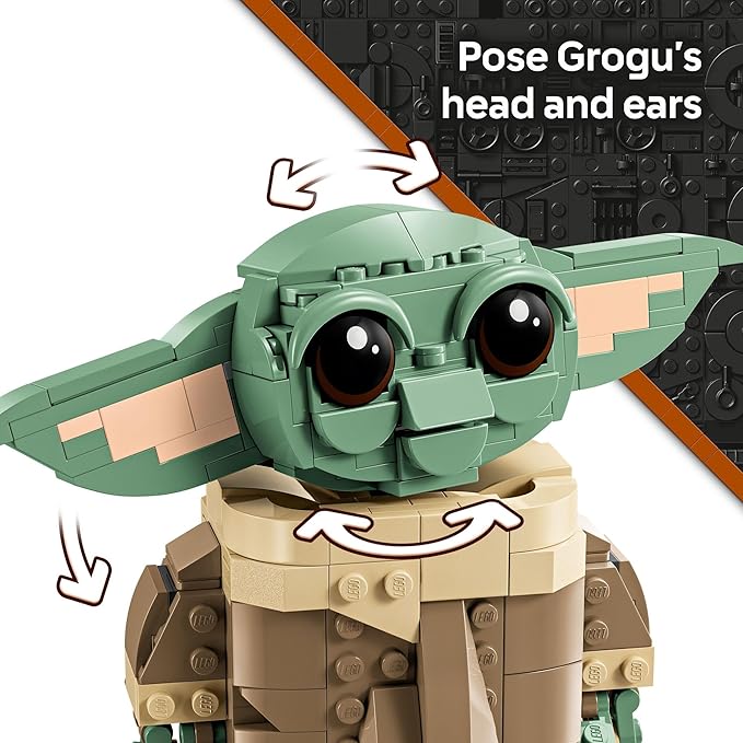 LEGO Star Wars Grogu with Hover Pram Building Toy Set - Star Wars Toy for Kids, Boys & Girls, Ages 10+ - Gift Idea for Birthday - 75403
