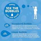 JOYIN 32 OZ Concentrated Bubble Solution for Bubble Machines (Up to 2.5 Gallons), Concentrated Solution Refills for Machine, Wands, Blower, Easter, Kids, Parties