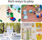 Coding Robot Set for Kids Ages 4+, STEM Robotics for Toddles to Learn Early Programming, Educational Toy for Homeschool & Classroom Ages 4-10