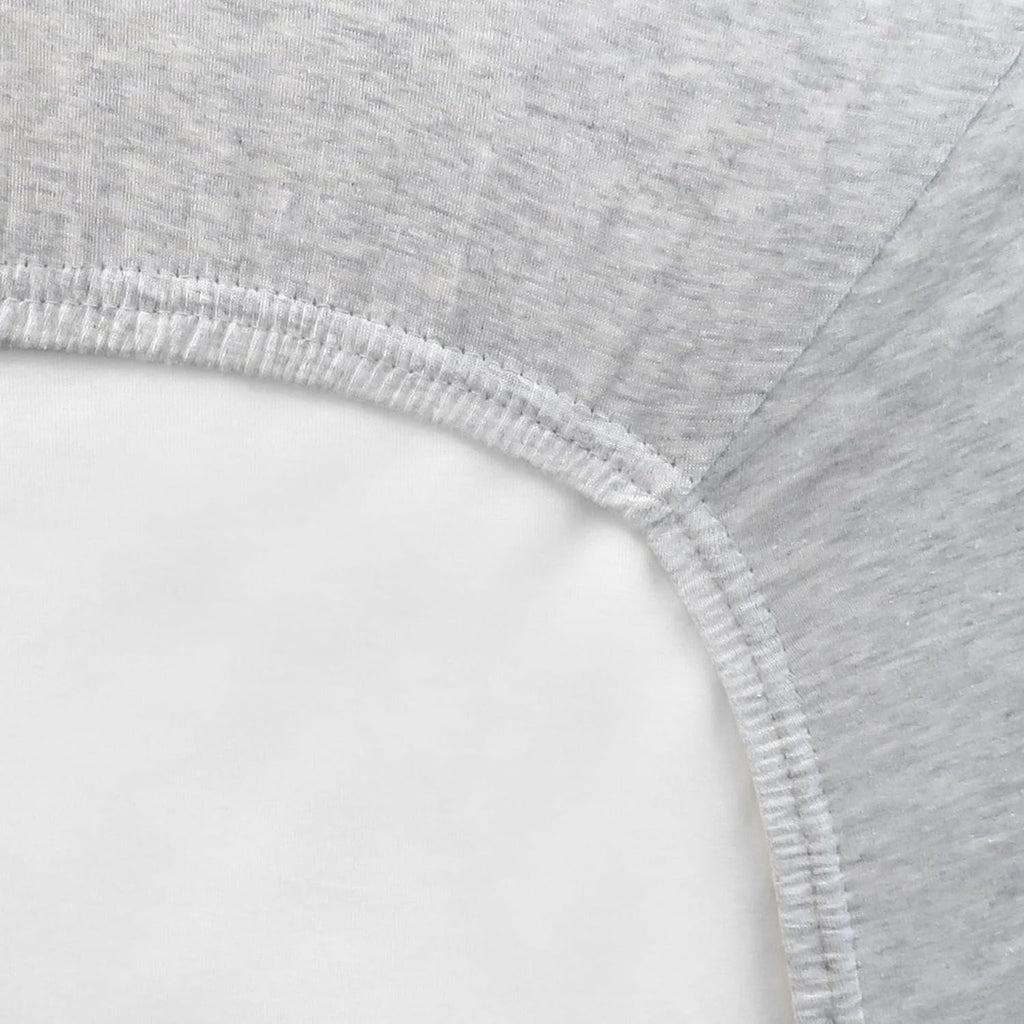 HonestBaby Unisex-Baby Fitted Crib Sheets Set Standard Mattress, 100% Organic Cotton Baby Boys, Girls, Neutral, 1 Pack - Sugar Swizzle, One Size