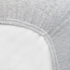 HonestBaby Unisex-Baby Fitted Crib Sheets Set Standard Mattress, 100% Organic Cotton Baby Boys, Girls, Neutral, 1 Pack - Sugar Swizzle, One Size