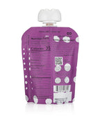 White Leaf Provisions Organic Purees / Baby Food Pouches - Fruits, Veggies & Grains, Toddler snack, Regeneratively Farmed, No Added Sugar, Non-GMO, BPA-Free Pouches 3.17 oz (Pack of 24, Plum + Beet + Spinach + Spelt)