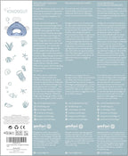 Kindsgut Potty Training Seat in whale design, designed in Germany, suitable for all toilet shapes non-slip toilet seat, Pigeon Blue