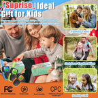 Vvinca Walkie Talkies for Kids Rechargeable 3 Pack, Toys for Boys Girls Age 3-13 Ourdoor Camping Birthday Gift, 3KM Long Range Walkie-Talkie 2 Way Radios 22 CH VOX with Li-ion Battery Flashlight