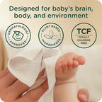 Our Wet Wipes | EWG Verified Safe | 100% Water & Plant Based | Unscented & Safe for Sensitive Skin | Fragrance Free and Totally Chlorine Free (4 packs, 256 wipes)