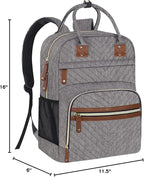 Diaper Bag Backpack Tote with Insulated Pockets for Men Baby Boys Girls Newborn Unisex Tactical Large Capacity, Multifunctional Waterproof Grey