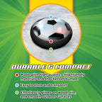 Hover Soccer 2 Pack from The Makers of Stomp Rocket – LED Lights and Padded Bumpers Indoor Air Soccer Toy for Boys Girls Ages 3 4 5 6 7 8 + Fun Games