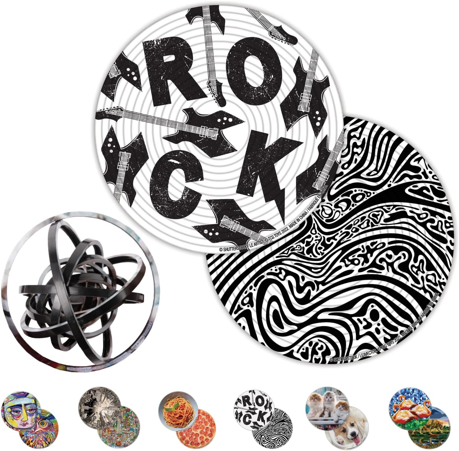 Spin Flip Puzzle - Hypnotic - Spin it, Flip it, Solve it! for Those who love brain teasers! Adult Fidget Toy. Great Gift for Mom, Dad, Teens, Men and Women