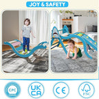 Pikler Triangle Set, Climbing Toys for Toddlers 1-3 Inside with Cushion,9 in 1 Toddler Climbing Toys Indoor, Montessori Foldable Wooden Pikler Triangle Set for Kids 1-3，Gift for Boys and Girls