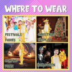 MICHLEY Adorable Animals Cosplay Costume for Kids 3-12Years Soft Breathable & Skin Friendly Halloween Birthday Party