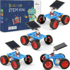 Bulk STEM Solar Robot Kits, STEM Building Toys for 6 7 8 10 12 13 Year Old Boys Girls Crafts, Robotics Science Kits for Kids 8-12 8-10 6-8, Classroom School Gifts Engineering Coding Motor Car Projects