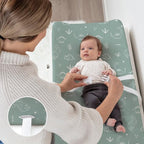 BROLEX Changing Pad Covers for Baby: Boy Girls Ultra Stretchy Soft 2 Pack, Cute Dinosaurs