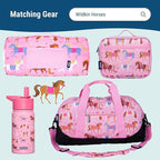 Wildkin 15-inch Kids Backpack – Durable, Padded, Adjustable for School & Travel - Horses